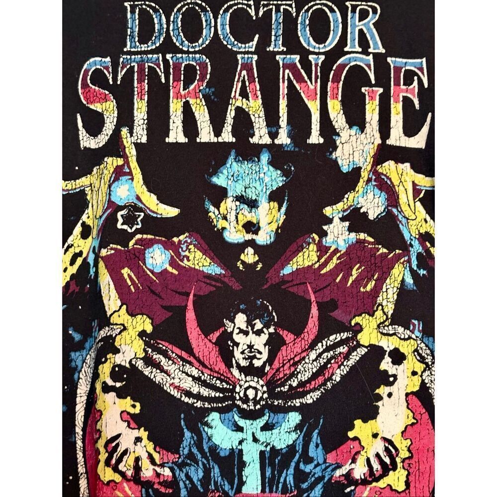 MARVEL - GUC Men's Size 1XL Dr. Strange Short Sleeve Tee in Black